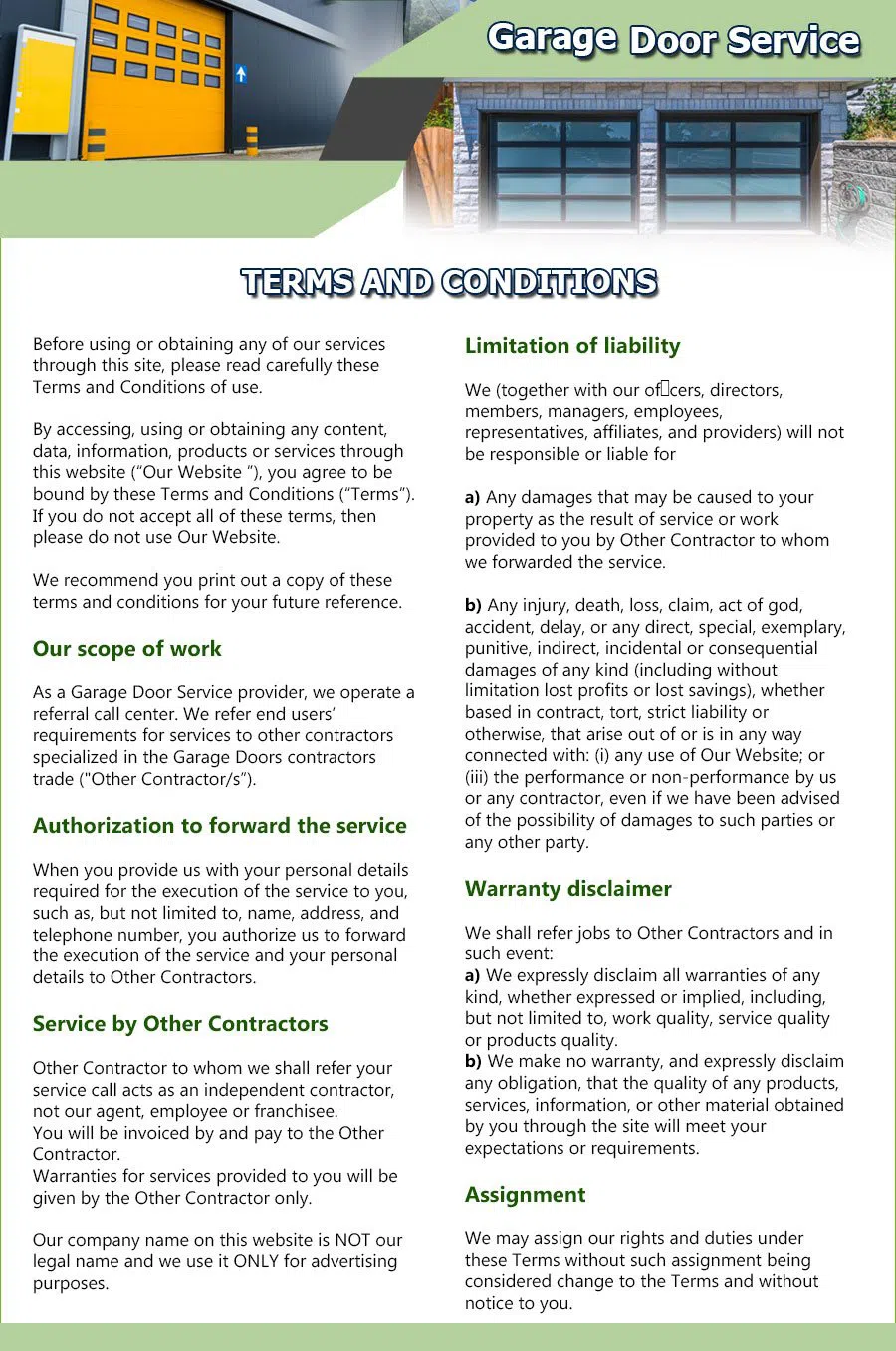 Expert Garage Doors Repair Service Cranford, NJ 908-386-2089